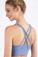 Top de Yoga Transpirable ZHUMU GYM Top de Deportiva de Verano con Espalda Cruzada para Mujeres - details 23