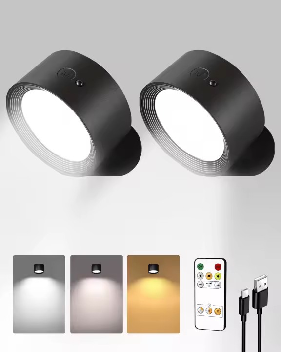 Luces LED montadas en la pared - 1