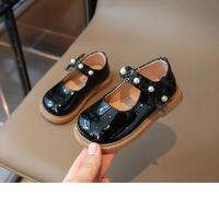 Zapatos de cuero antideslizantes para niña, zapatillas multifuncionales informales de princesa, suela suave, estilo coreano, a la moda, novedad de otoño, - details 7