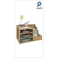 Mueble Archivador de Madera con Ruedas Oficina de Estudio en Casa con 5 Cajones y Soporte de Impresora Ajustable - details 6