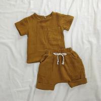 Conjunto De Ropa Para Bebés De Algodón 2 Piezas Vestimenta Infante Niño Y Niña Ropa De Verano Suave Con Romper Y Camiseta Para Bebés Recién Nacidos Y Niños Pequeños - details 27