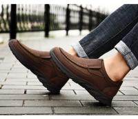 Zapatos informales para hombre, mocasines transpirables, zapatillas de deporte a la moda, cómodos, planos, hechos a mano, mocasines de ocio Retro, zapatos para hombre - details 16