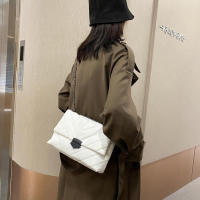 Bolso cruzado de cuero PU con hilo de bordado para mujer, bolso de cadena para hombro, bolso de mujer de marca de gran capacidad - details 20