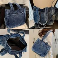 Bolso de hombro con múltiples compartimentos y múltiples bolsillos de gran capacidad de color sólido para mujer, bolso de mano cuadrado clásico simple y liviano, bolso de mano de moda versátil para desplazamientos diarios, bolso de mano, monedero, bolso d - details 9