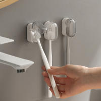 Soporte de Cepillo de Dientes Eléctrico sin Perforación Cubierta Simple Anti-Polvo para Pareja - details 6