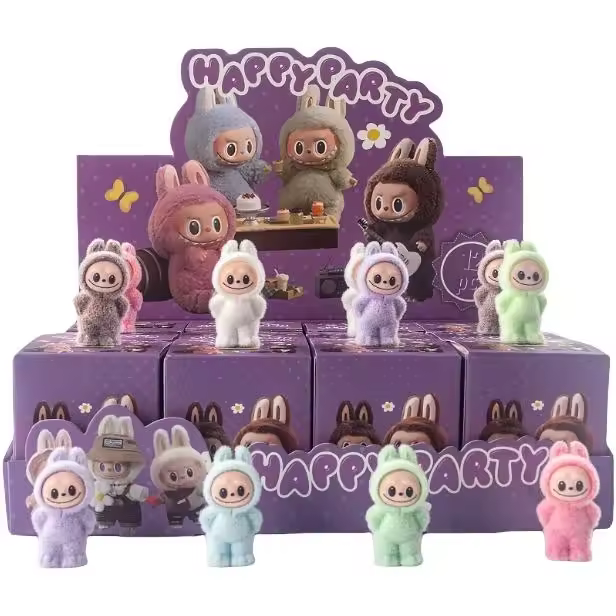 Orgulloso Rabb pequeño juguete Bubble Mart chao juega muñecas bolsa ciega Caja ciega un juego de 12pcs - 1