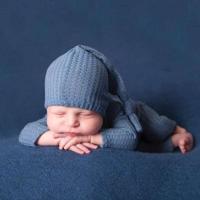 Conjunto de Gorro y Sombrero para Bebé Accesorios de Recién Nacido Gorro de Mono de Punto con Cola Larga Kit de Fotografía para Niños 2 pcs - details 5