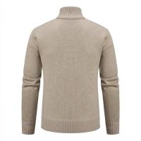 2025 otoño e invierno nuevo abrigo suéter de punto informal cálido acolchado de Cachemira para hombre - details 2