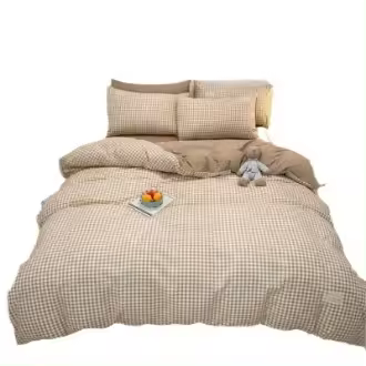 Juego de Ropa de Cama de 2 Dormitorios Sábana, Edredón, Colcha Nórdica 220x240cm - 1