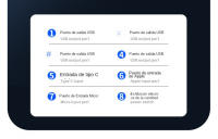 Powerbank 30000Mah 120W Carga Rápida Luz de Flash LED Pantalla Digital - details 10