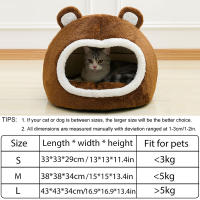 Cama De Gato Divertida Casa Caliente Para Mascotas Suave De Peluche Larga Sillón Para Gatos Jóvenes Y Pequeños Perros Tent De Cueva Para Mascotas - details 0