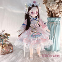Muñecas de Ojos de Anime para niños y niñas, Cara de cómic articulada con bolas, vestidos, ropa, vestido, 30cm, 1/6 - details 2
