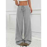 Pantalones de primavera con estampado de rayas para mujer, pantalones rectos informales para mujer - details 6