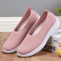 Zapatos femeninos planos casuais respirables ​ ​ e leves para caminhada, conforto raso, zapatos femeninos de tamaño grande - details 3