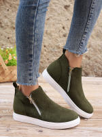Zapatos informales de cabeza redonda para mujer, Calzado cómodo de fondo plano, a la moda, primavera y otoño, novedad - details 2