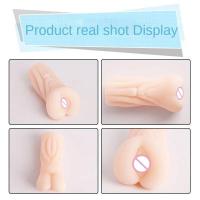 Leten Copa masculina Oral Vaginal Anal 3 estilos masturbación palo suave masaje vaginal realista juguetes sexuales para hombre mamada - details 4