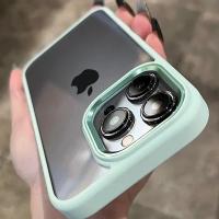 Funda de Metal con Marco para iPhone Cubierta Suave de Acrílico Transparente a Prueba de Golpes - details 13
