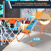 juego baloncesto, Marcador LED digital, Plegable, Para niños y Adultos, Ideal para interiores y exteriores - details 12