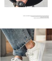 Zapatos de skate para hombre, nuevas zapatillas de deporte modernas y versátiles, zapatos blancos pequeños, zapatos de skate para hombre - details 9