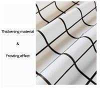 Mantel de Mesa PEVA Impermeable y Resistente al Aceite Diseño a Cuadros Negro y Blanco para Fiestas y Picnics al Aire Libre - details 9