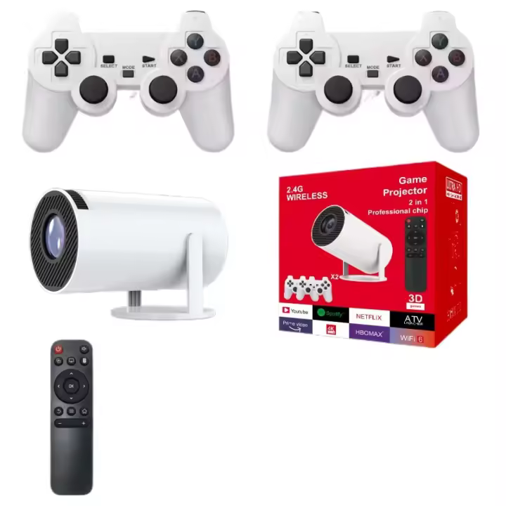 Proyector Inteligente Portátil 4K 1080P 720P Compatible con Android 11 Cine en Casa - 1