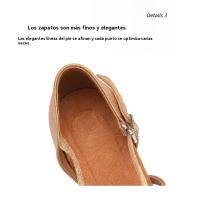 2025 Nuevos Zapatos De Baile Latino, Suela Blanda Tacón Bajo Zapatos De Baile Para Niñas, Concurso De Baile Latino Zapatos De Baile Para Niñas, Zapatos Latinos Para Niños - details 9