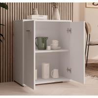 Mueble aparador Lander para salón moderno, blanco mate, 60x71x30 cm - details 3