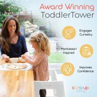 Taburete para niños  Torre de pie para niños pequeños  Altura ajustable |   Barandilla de seguridad - details 4