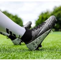 Zapatos deportivos de entrenamiento anchos para fútbol TF AG FG de tobillo alto antideslizantes Foo para interiores de césped para hombres y mujeres - details 10