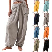 Pantalones de sandalia elásticos de secado rápido para mujer, ajustados, sueltos, para correr y entrenar, novedad de verano, 2024 - details 0