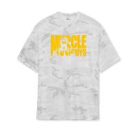 Camouflage Oversized Short Sleeve T-shirt Mens Mesh Dropped Shoulder Fitness T Shirt Summer Gym Clothing Bodybuilding Tops Tees - details 11