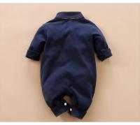 Body de bebé de manga larga cómodo de algodón para caballero guapo para niños y niñas estilo primavera y otoño - details 4