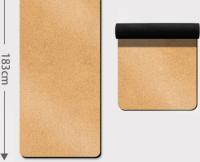 Estera de yoga de corcho, estera de baile antideslizante ensanchada y gruesa de caucho Natural para deportes y fitness - details 1