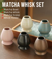 Juego de Té Matcha de Bambú Seguro 4 Piezas de Cucharada y Palillo para Preparación de Bebidas Interior - details 0
