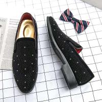 2023 nuevo vestido informal de moda para hombre, zapatos de cuero ligeros puntiagudos grandes para fiesta de boda - details 1