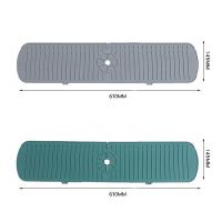 Almohadilla de silicona para grifo de cocina, almohadilla de recolección de agua para grifo, almohadilla para salpicaduras de fregadero grande, estera de protección para encimera, 2 uds. - details 1