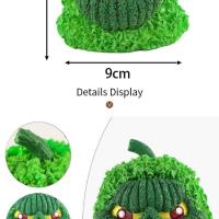 Juguetes de Halloween personalizados, adornos monstrio, calabaza verde, juguetes de mesa, decoraciones espelezantes - details 0