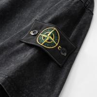 Tendencias de moda 2025, camisetas casuales de manga corta de primera calidad, camisetas de hombre de alta calidad, tops bordados de verano de Stone Island - details 2