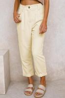 Pantalones holgados de pana de pierna recta para mujer, pantalón liso, Original, cómodo, elástico, coreano, Otoño e Invierno - details 21