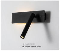 LEFANGXING Luz de Escenario LED Rectangular de 30CM Lámpara de Pared para Dormitorio con Haz de Punto Iluminación y Decoración - details 14