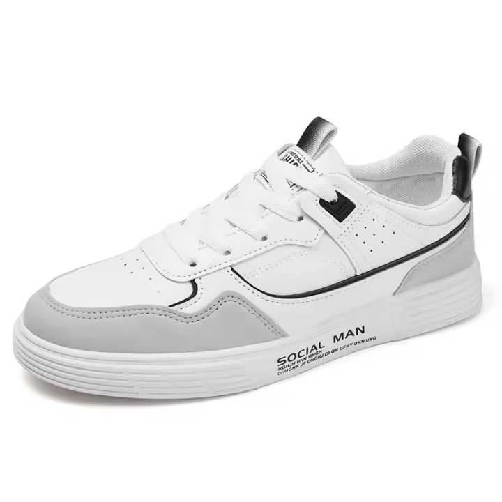 Zapatillas deportivas transpirables para jóvenes, zapatos blancos pequeños, versátiles, informales, a la moda, novedad - 1