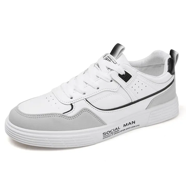 Zapatillas deportivas transpirables para jóvenes, zapatos blancos pequeños, versátiles, informales, a la moda, novedad - 1