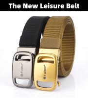 Cinturón Casual de Nylon Versátil Tamaño Grueso de 3.5CM con Hebilla de Aleación - details 2
