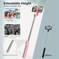 Nuevo Soporte de Piso para Teléfono Móvil de Tiro de Selfie, Soporte Universal para Selfie de Viaje Conveniente con Rotación de 360 ​​Grados, Trípode de Cámara Panorámica Antivibración Inalámbrico para Transmisión en Vivo al Aire Libre - details 9