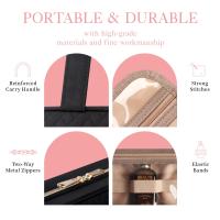 Neceser de viaje con ganchos, bolsa de aseo espaciosa adecuada para mujeres y hombres, bolsa de maquillaje - details 5