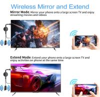 Adaptador de Streaming HDMI Inalámbrico 4K 2K 1080P Compatible con Teléfono/Tableta/PC a TV/Proyector Películas/Series/TV en Directo Airplay/Miracast/DLNA - details 0