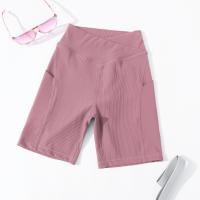 Pantalones cortos de Yoga para mujer, pantalones cortos de motociclista con cintura en V, mallas de Yoga para Fitness, cintura cruzada con bolsillo, pantalones cortos deportivos de Yoga para mujer - details 20