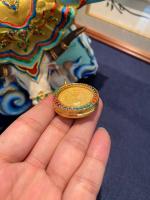 Panchen Lama Prayutong budista tailandés, panqueque cálido con conjunto de diamantes, colgante de método antiguo - details 1