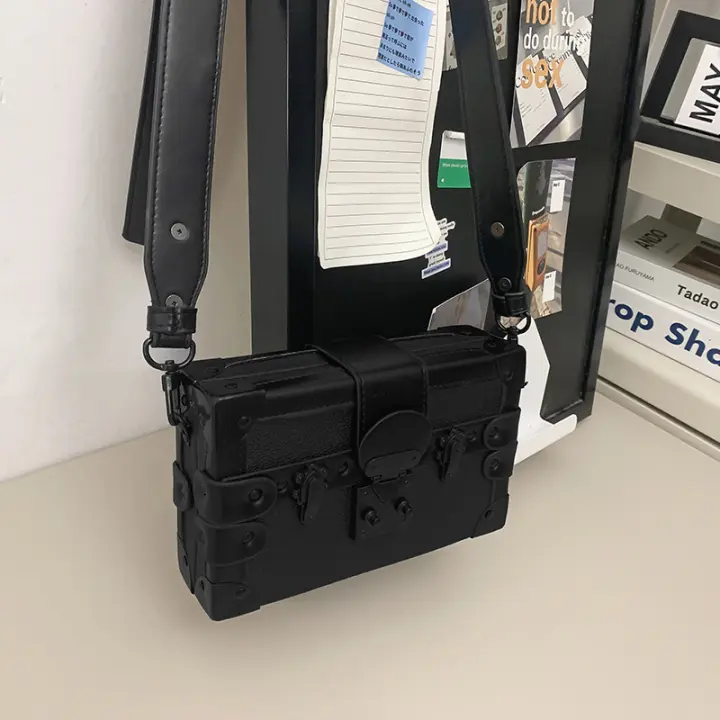 Versión coreana personalizada de estilo extranjero bolso de caja de cómic bidimensional bandolera de hombro calle unisex coreano de moda versátil - 1