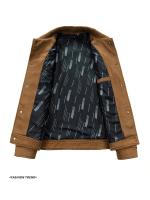 Chaqueta de Gamuza para Hombre Primavera-Otoño Versátil Casual Ligera y Moderna - details 0